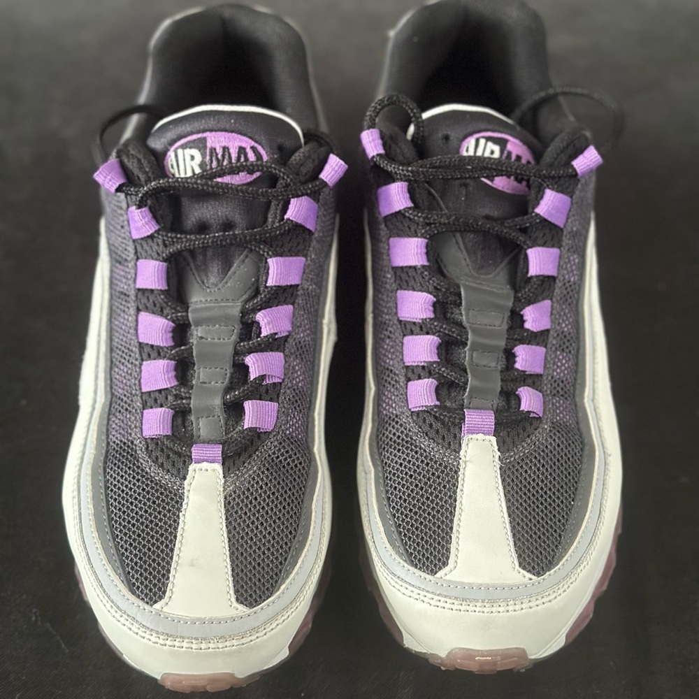 Nike Air Max 97 Purple, Black, Gray, White / Size 10 / Like New - Picture 5 of 8